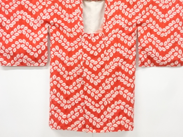 リサイクル　絞り　抽象模様道行コート